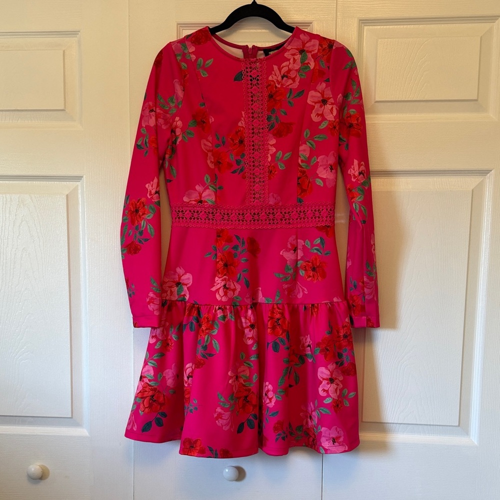 Alexia Admor Pink Floral Kids Dress